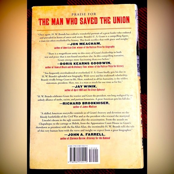 ❤️NWT❤️📚The man who saved the Union Hardcover❤️Ulysses Grant❤️📚 - Picture 2 of 8